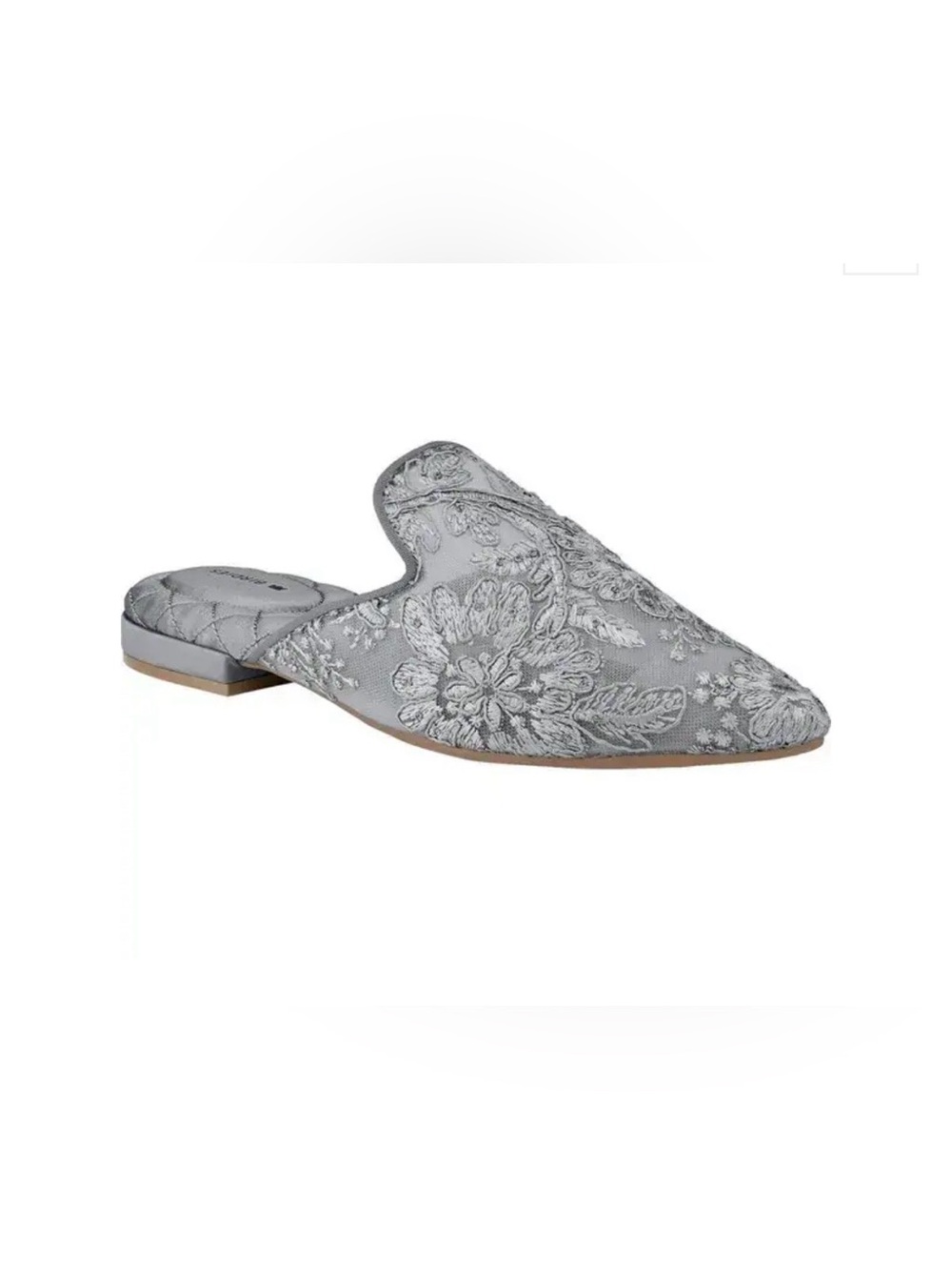 Birdies Dove Embroidered Flower Mules pointed-toe silhouette SZ 12